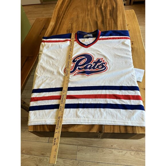 Vintage Bauer WHL Regina Pats XL Hockey Jersey - Picture 8 of 11